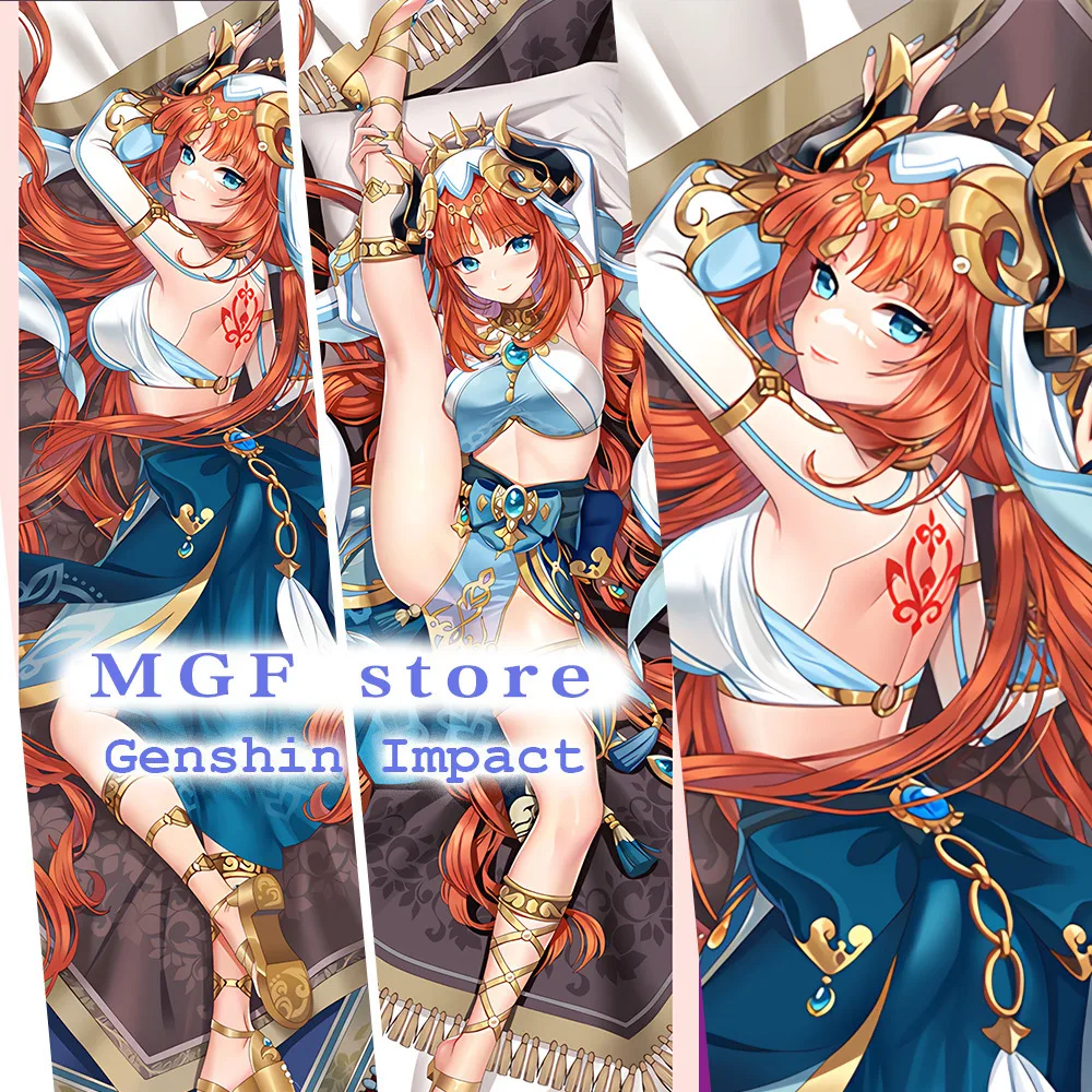 

Аниме Genshin Impact Nilou наволочка по мотивам косплея Dakimakura peасни чехол для подушки японская Подушка постельные принадлежности рождественские подарки