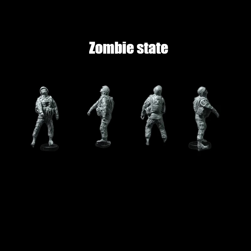 

1/35 Cast Resin Model, Resin Zombie Soldier Walking State, Unpainted