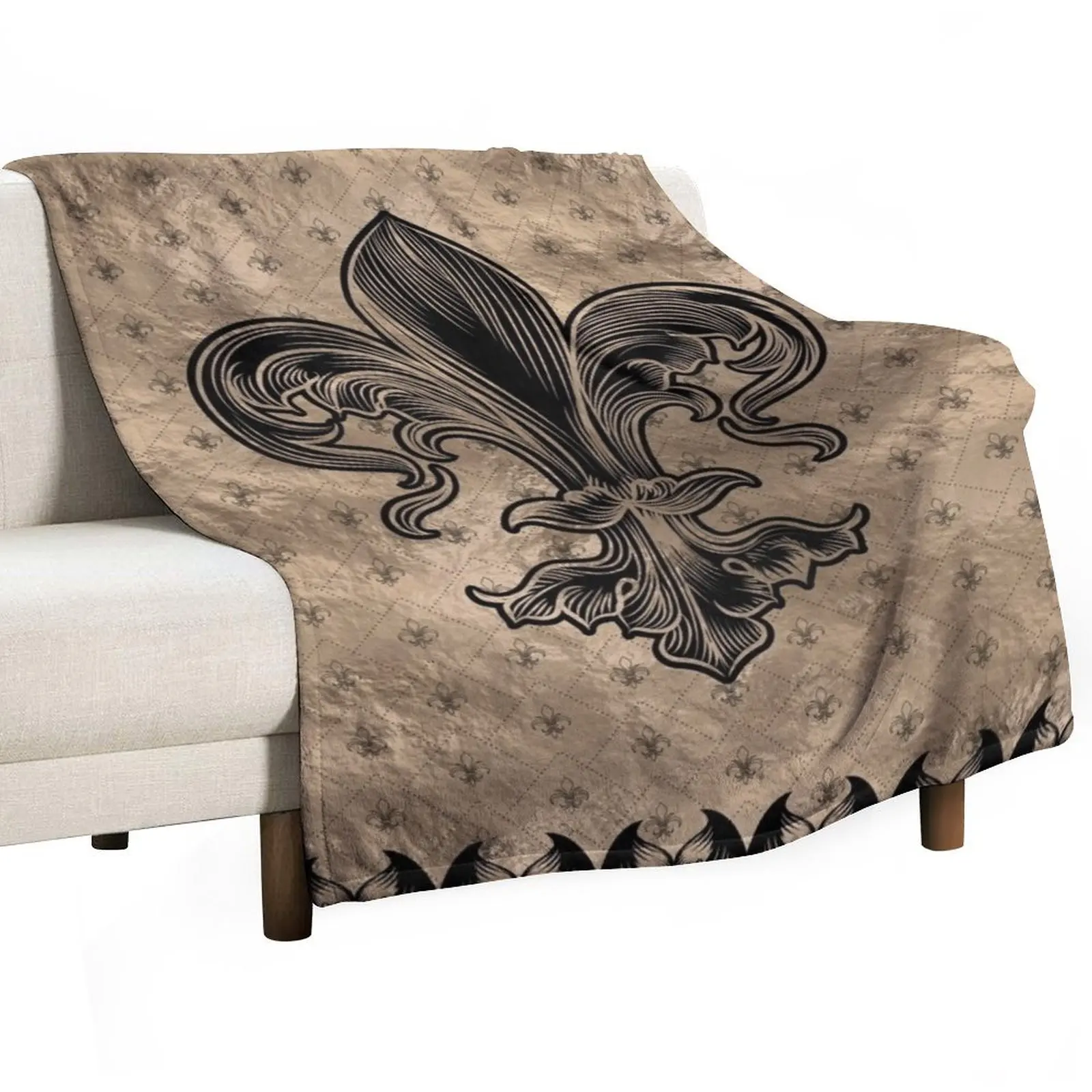 Fleur-De-Lis - Blac…