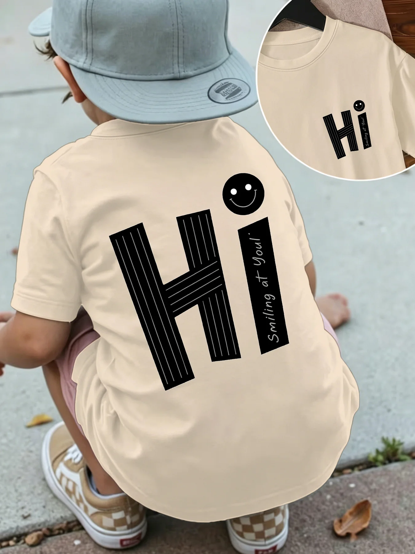 Kids Minimalist Smiley‑