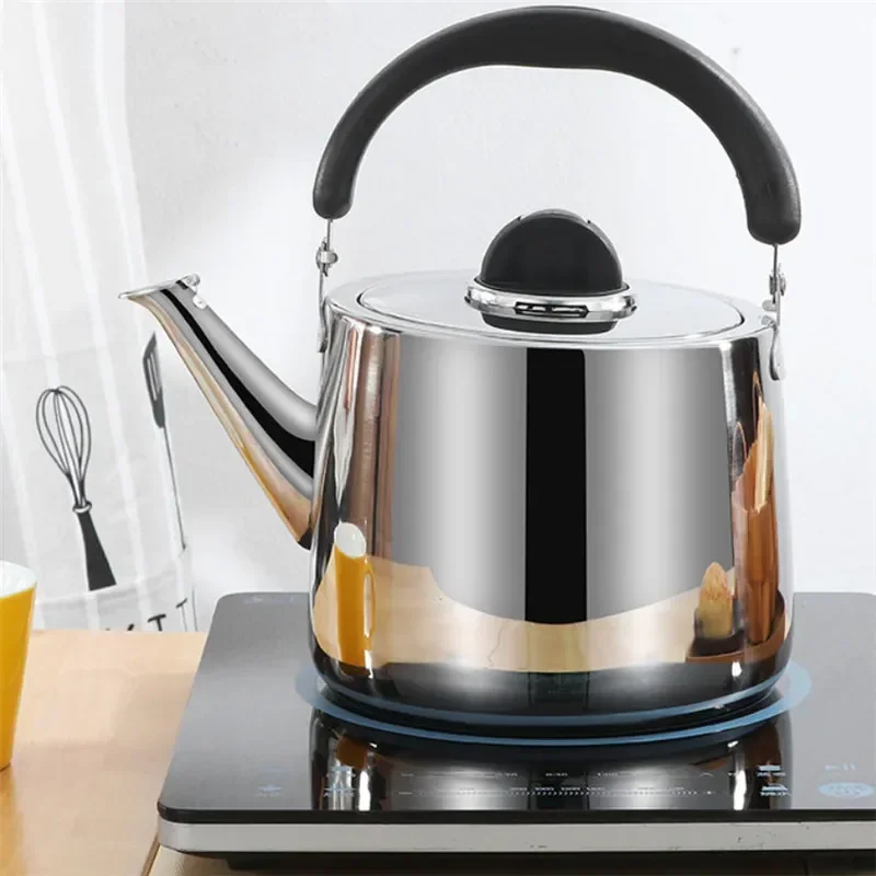 

Stainless Steel Thickened Whistle Sounding Kettle Large Capacity Gas Induction Cooker Universal Kettle Household Water Pot