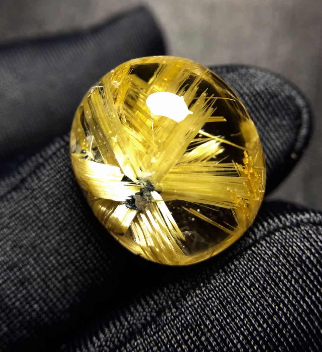 

Natural Gold Rutilated Quartz Pendant Rutilated Quartz Jewelry Flower 17*14.8*9mm Gold Men Women Brazil AAAAAAA