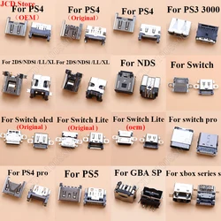 1P HDMI-compatible Charging Port For PS3 PS4 Pro Xbox One Series S X USB2.0/3.0 Type-C Power Jack Socket Connector For P5 Switch