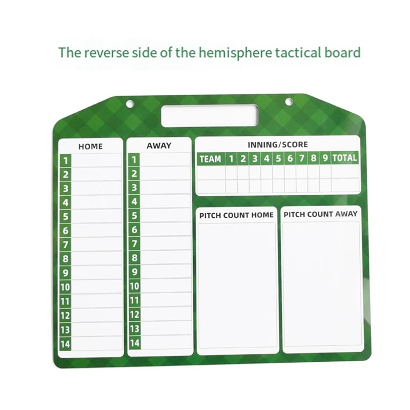 FBIL-Magnetic Baseball Lineup Board For Coaches Softball Lineup Cards Marker Boards Baseball Coaching Accessories