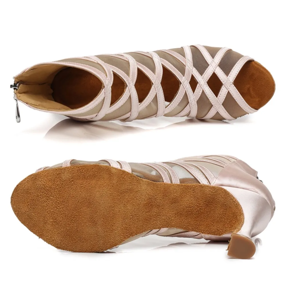 الفتيات اللاتينية أحذية الرقص النساء السالسا التانغو الحديثة قاعة الرقص أحذية السيدات لينة أسفل أحذية الرقص المهنية الساخن بيع #3