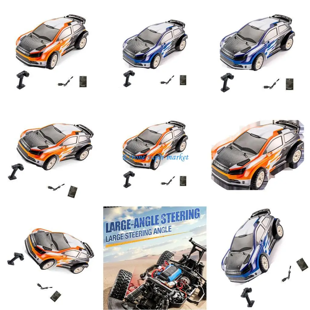 

090B Permanent Polyamide And Metal Build 1:12 Remote Control Racing Car With 4WD Drive