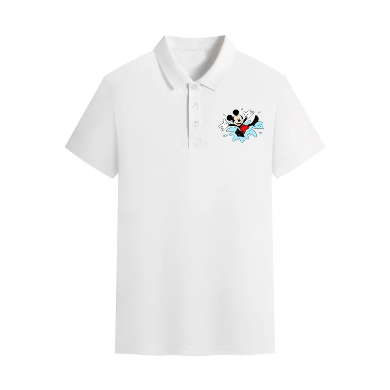2025 NOVEDAD DE VERANO moda Casual animación personaje impresión moda POLO diseño personalizado al aire libre Casual transpirable
