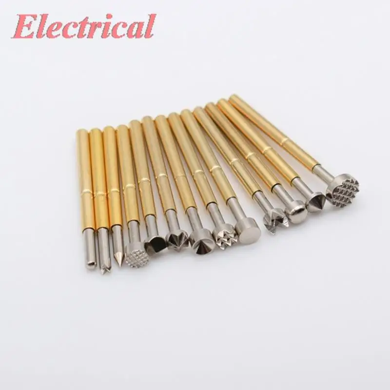 Spring PCB ICT Testing Contact Probes Pin PA156-A B D G H E J Q1 Q2 T 2.36mm Dia. Hight Carbon Steel Test Probe Pin