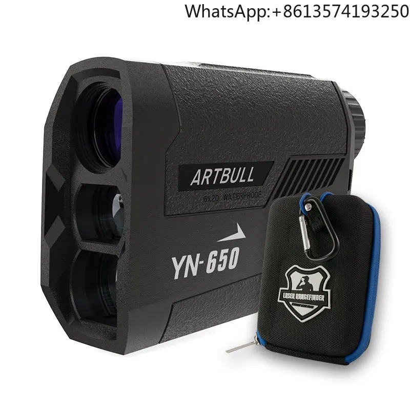 

Laser Golf Rangefinder 650m Monocular With Flag-Lock Slope Pin Laser Distance Meter Outdoor Hunting