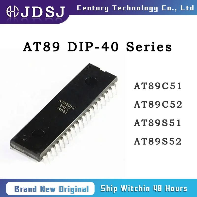 

10PCS AT89C51 AT89C52 AT89S51 AT89S52 DIP40 Brand New Original Chip