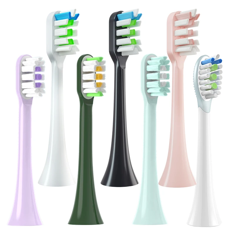 5/10 Stück Ersatz-Zahnbürstenköpfe, kompatibel mit SOOCAS X3S X3 X3U X3 Pro, weiche Dupont-Borsten, Sonic Electric Brush Nachfüllpackungen