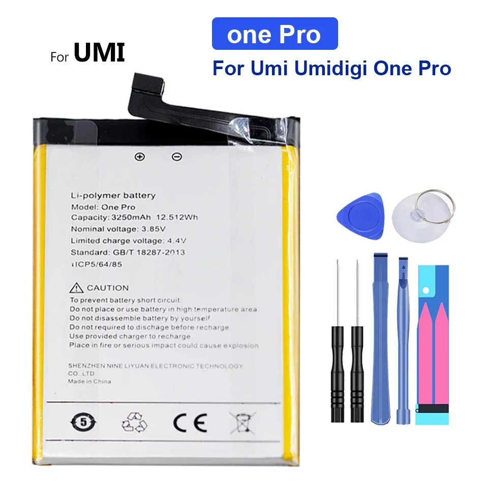 Batterie pour UMIDIGI F1 Play F2 A9 A7 A5 A3 A1 Pro Z2 Z Touch One Max One Pro Power 3 S2 Pro Lite S2Lite S3 Pro