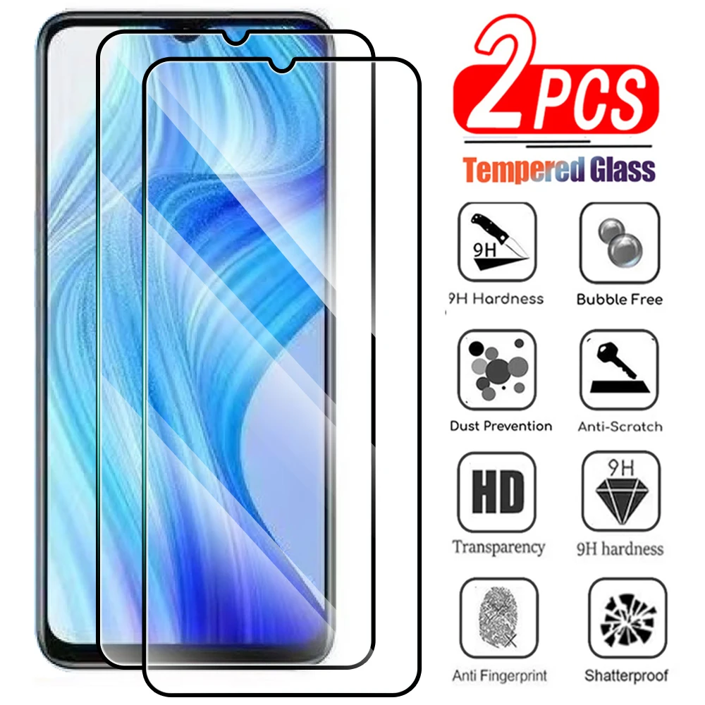 2Pcs Full Cover Tempered Glass For Realme X2 X3 X7 Pro Max X50 Screen Protector For Realme X50M