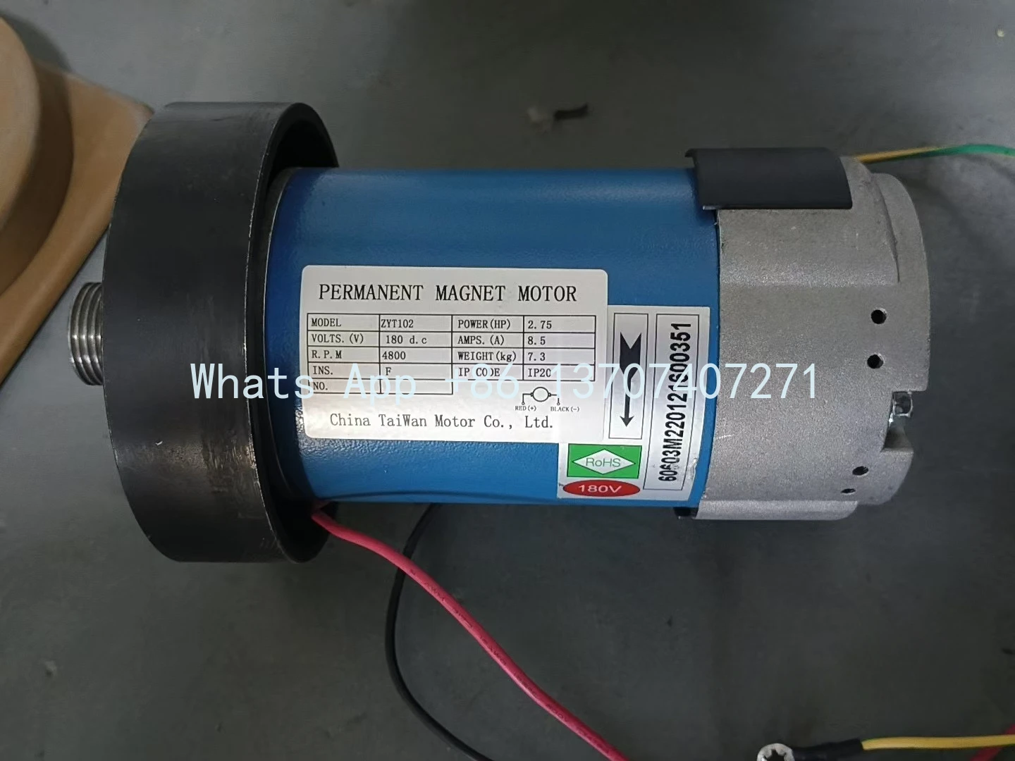 Treadmill Motor ZYT-102 180V 3HP 4800 Rpm Electrical