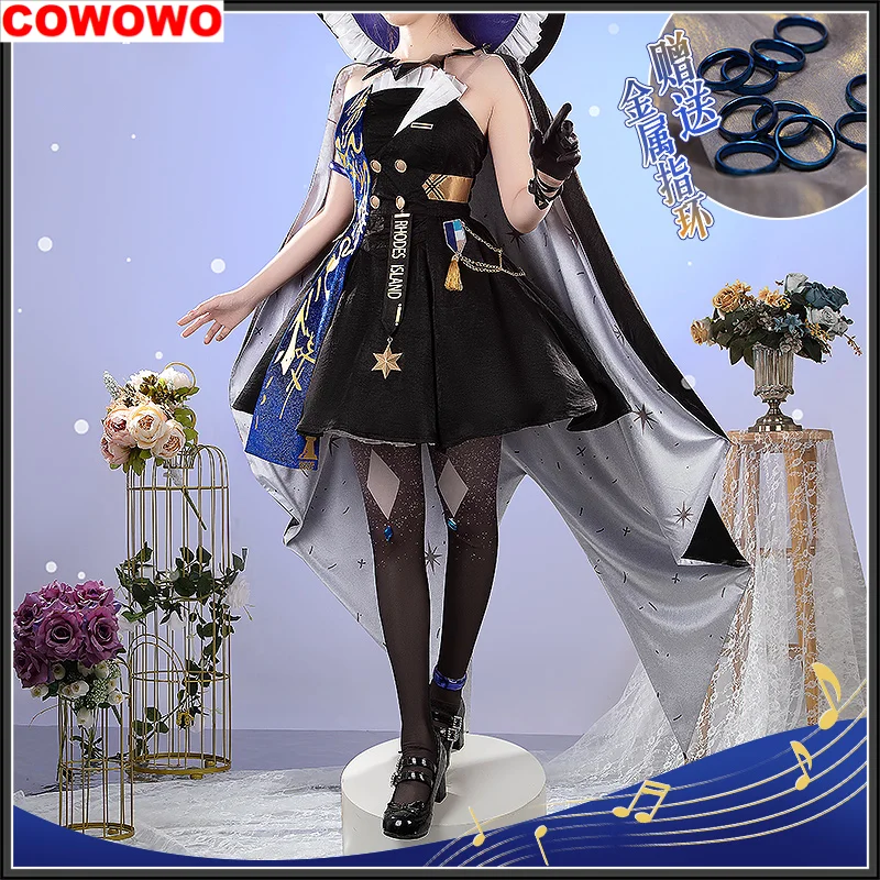 

COWOWO Arknights Amiya Cosplay Costume Cos Game Anime Party Uniform Hallowen Play Role Clothes Clothing Dress