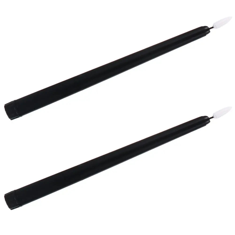 2Pcs LED Electronic Lamps Premium Plastic Flameless Light for Halloween Party Decor Supplies Night Light Home Table