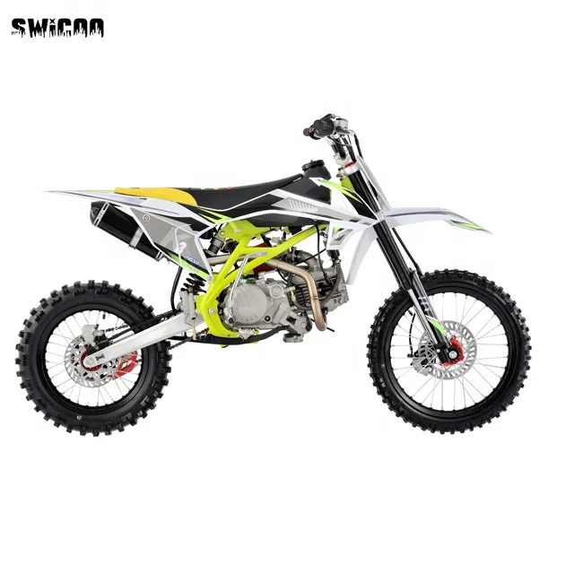 Lightweight DesignMiniDirtBikeSWICOO High Quality Popular Mini Motocross 150cc 4-Stroke Pit Bike With Kick Start Dirt Bike For K