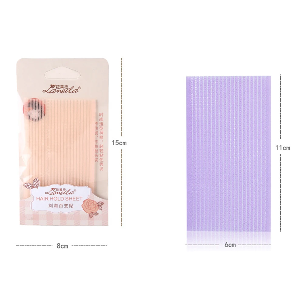 

4pcs Hair Fringe Stickers Nylon Bangs Holder Sticker Hair Styling Accessories For Women With Medium Thick Hair