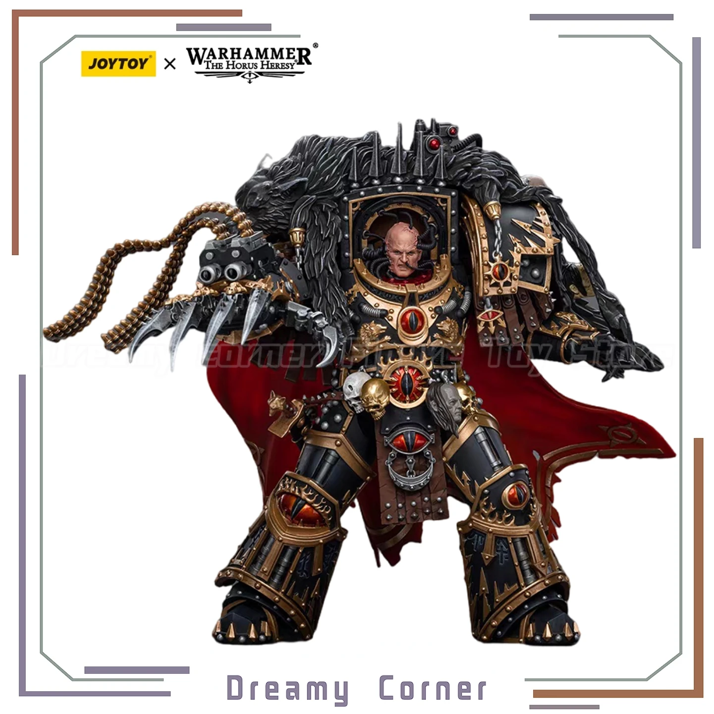 【En stock】JOYTOY Original Warhammer 40K Sons of Horus Warmaster Horus Primarch of The XVlth Legion 1/18 modelo de figura de acción Juguetes