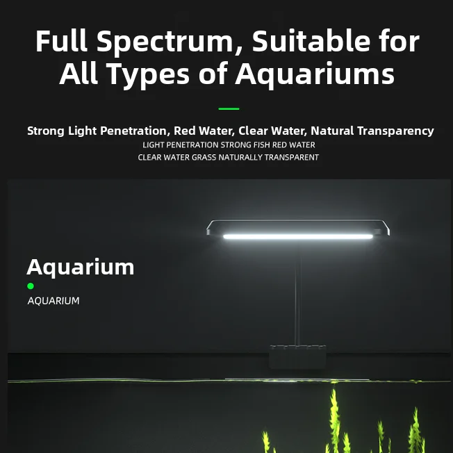 

DeYao полный спектр высокой яркости Fi Tank Light Bla клипсовое освещение энергосберегающее регулируемое оборудование для аквариума