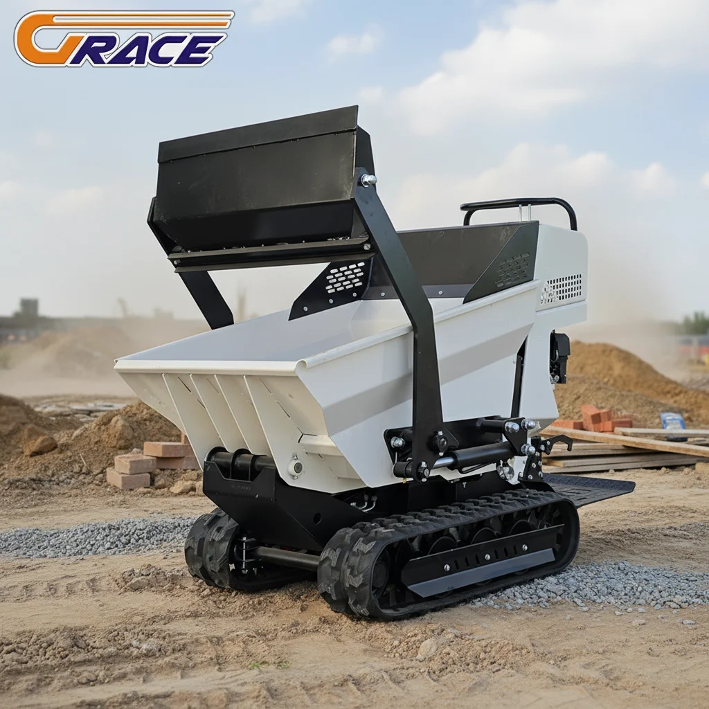 

800kg Crawler Mini Dumper EURO5 EPA Customized for Construction Garden Factory Wholesale Supply