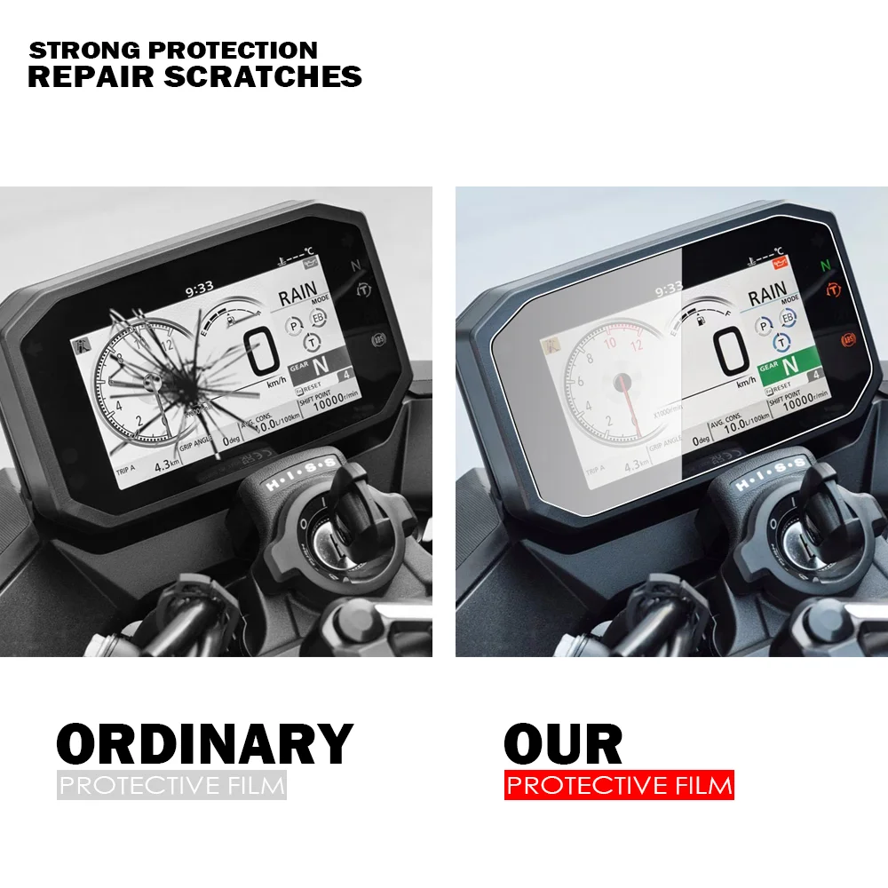 Honda XL 750 2023 스크린 보호대 스크래치 보호 필름, 2023 XL750 Transalp 액세서리, 대시 보드 스크린 보호대
