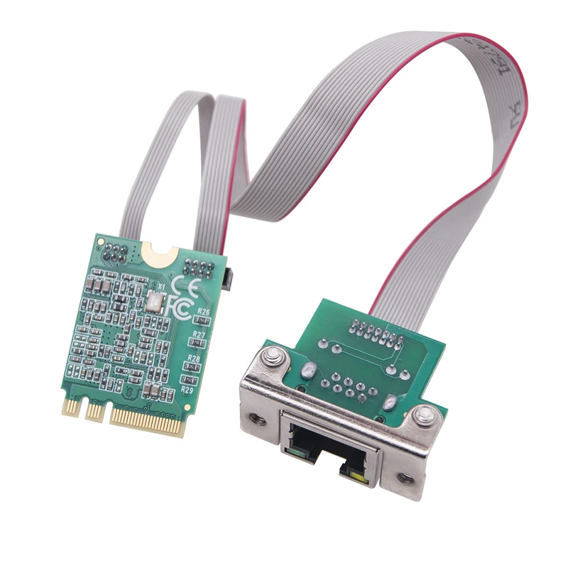 新しい 5Gbps ネットワークカード M2 M.2 A+E キー RJ45 Com ポート Lan カード NIC RTL8126 チップ 5G ギガビットイーサネットネットワークアダプタデスクトップ用