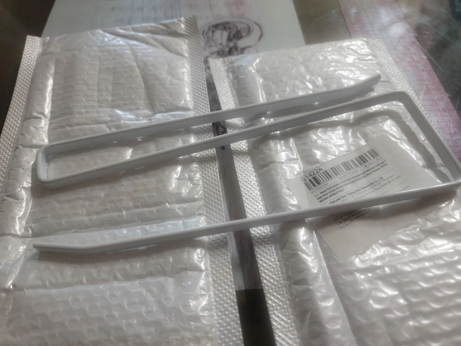 Paper Roll Holder Towel Rack Hanging Shelf Bathroom Storage Toilet Rack Home Kitchen Tissue Accessoriy Wall Stand Hanger Kitchen photo review