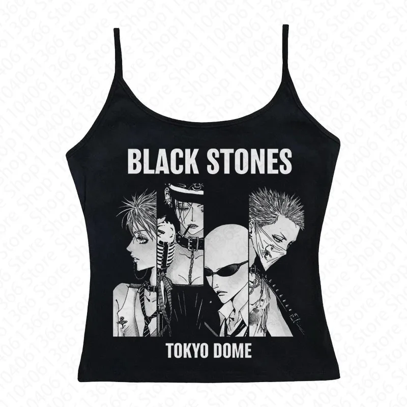 Y2k Nana Osaki Graphic T Shirts Casual Harajuku Streetwear Japanese Clothes Fashion Rock Punk Sleeveless Tanks & Camis Coquette image 5