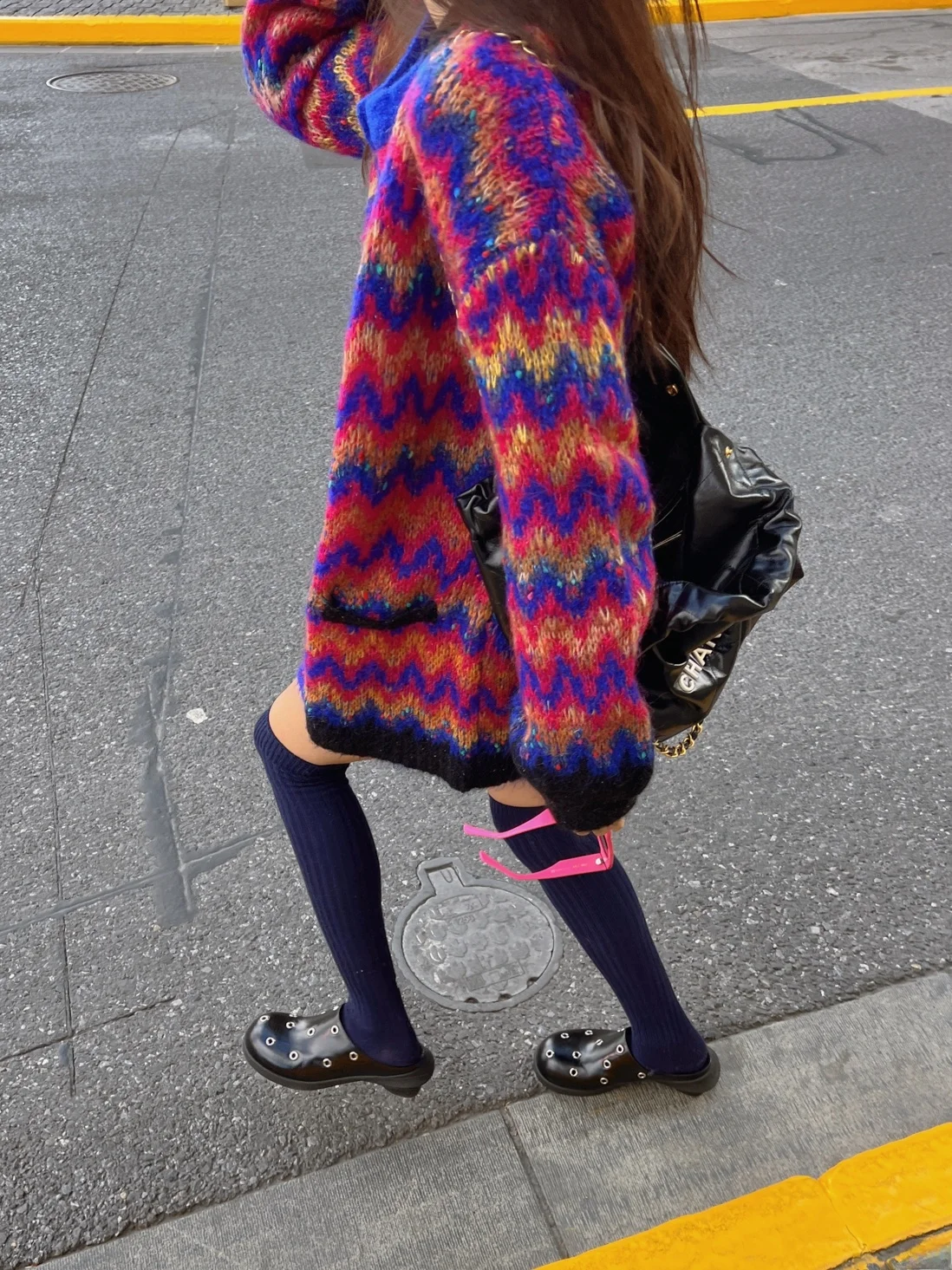 

n Knitting Set Heavy Weight Wool Yarn 5 Sets for Winter Faion Women's Ensemble Hanrted Boho Sle Knitwear