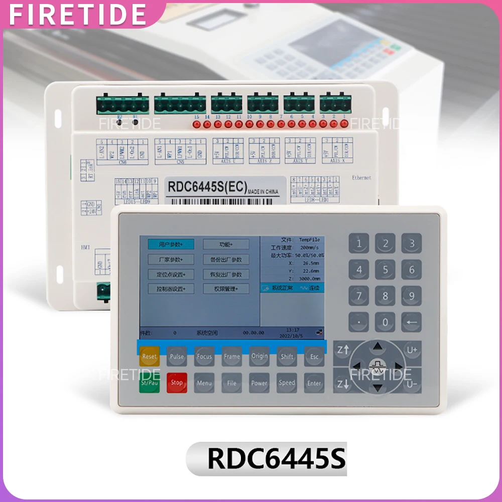 CO2 Laser Controller Panel for Ruida RDC6445G RDC6442S CNC Laser Cutting Machine Display
