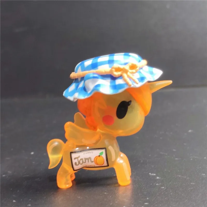 Muñeca de acción de unicornio de 7 cm, diseño de dibujos animados de Tokidoki, figura de PVC para niños, modelo de colección, juguete.
