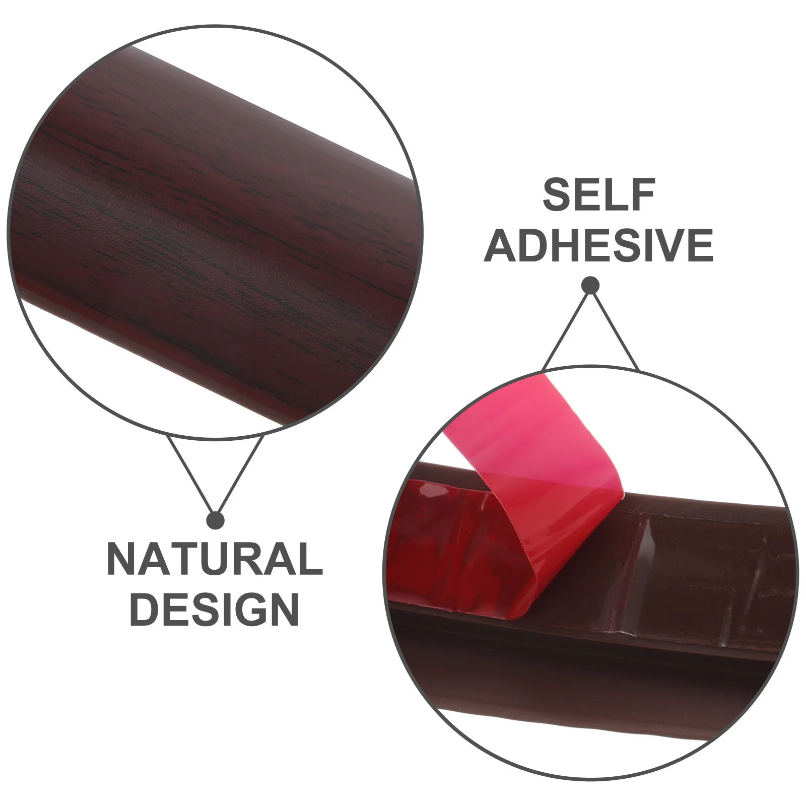 شريط انتقال أرضي متين من مادة PVC غير قابل للانزلاق إلى عتبة البلاط، سهل التنظيف، يحافظ على غطاء الأرضيات المزخرف المرن