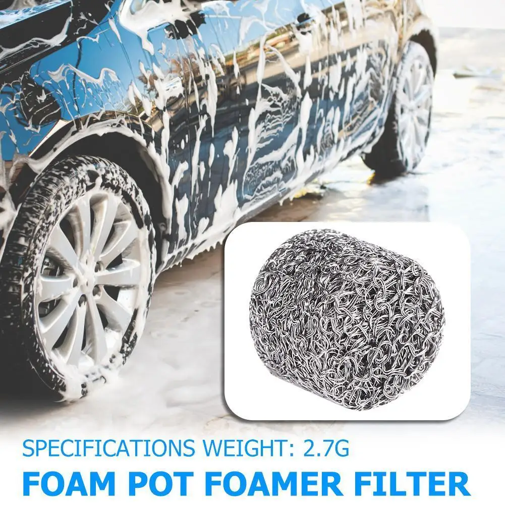 1pc Foam Lance Filter Lance Mesh Tablet Snow  Stainless Steel Foam Generator Car Accessories Foam Generator