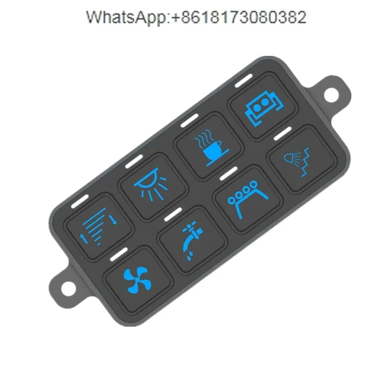 8 sets of switches with App pre wired Bluetooth circuit, car LED control panel switch, waterproof f-u-se relay box