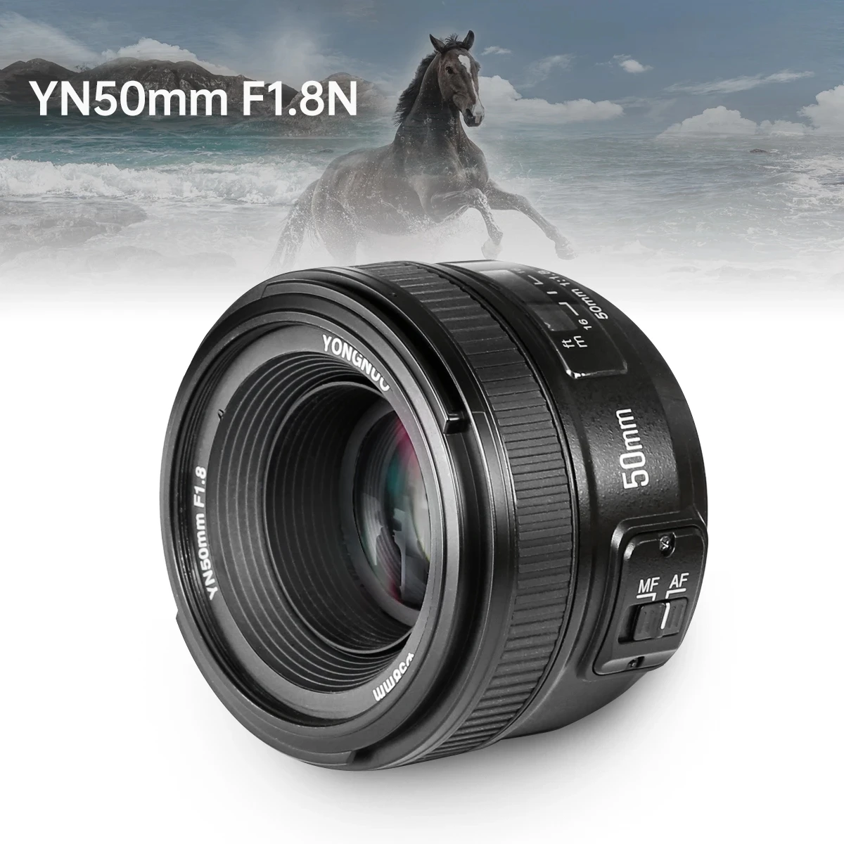 YONGNUO YN50mm F1.8 Large Aperture Auto Focus Camera Lens For Nikon D800 D750 D700 D3300 D5100 D5200 D5300 D80 D90 DSLR Cameras