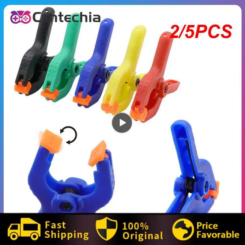 調整可能な木工スプリングクリップ、大工用クランプ、木工工具、プラスチック、ナイロン、2インチ