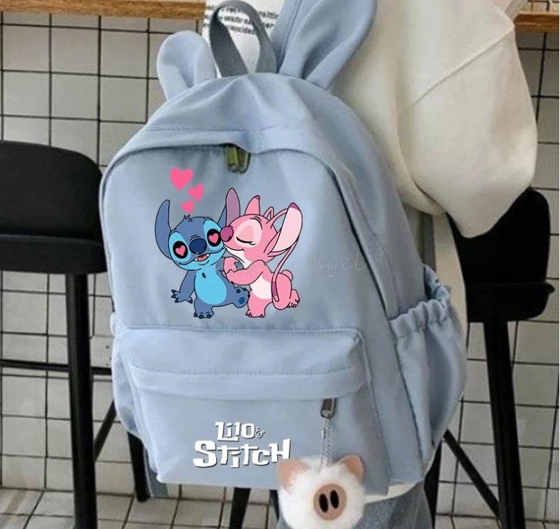 Cute Disney Lilo Stitch Backpack for Girls Boys Student Teenager Children Rucksack Women Casual School Bags Kids Birthday Gift