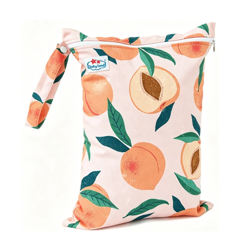 

1PC Waterproof Zip Bag Swim Bag Diaper Bag Polyester Nappy Bags WetBag Lcky Bag