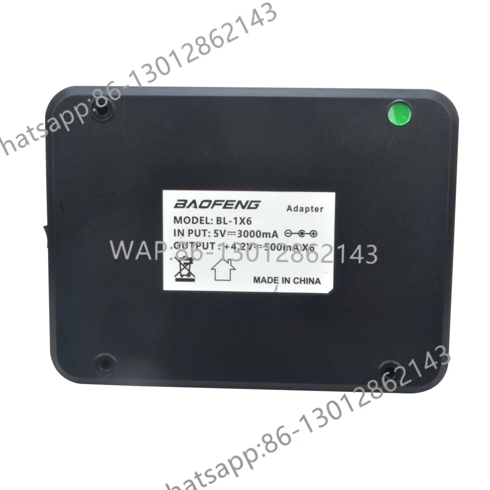 BF-888S BF-888H BF-88E BF-777S BF-666S Walkie Talkie Six-Way Charger 6-Pocket Multi-Unit Charger 110-240V