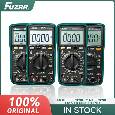 FUZRR FR15B+ FR17B+ High Precision Digital Multimeter FR890C MAX FR890D MAX Portable Maintenance Meter