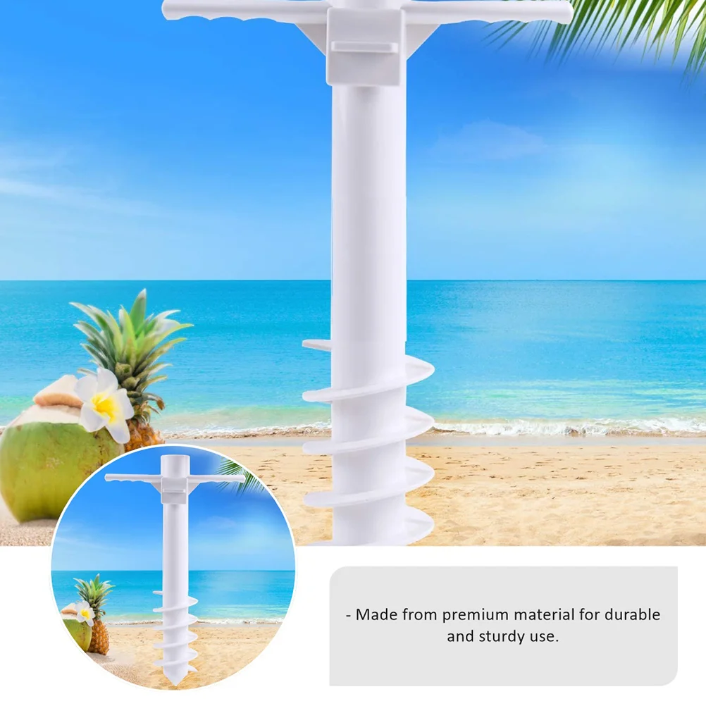 Umbrella Anchor Sand Beach Holder Stand Five Pin Auger Sun Grabber Spiral Adjustable Screw Screws Base Fixing Accessory Duty