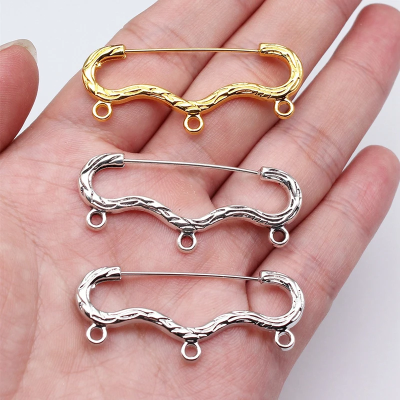 50pcs/lot Mixed Antique Alloy Pin Pendant For Charm Making DIY Bracelets Necklace Accessories