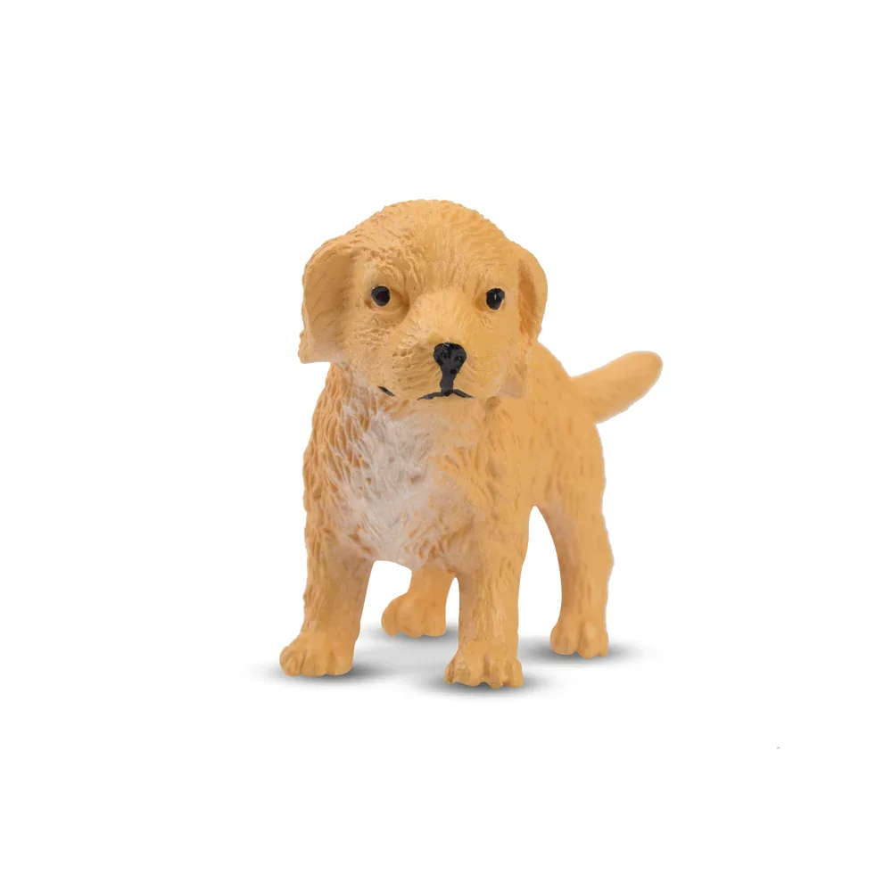 Toymany Simulation Golden Retriever Puppy Pet Animal Model Toy Mini Figures Dolls Action Dog  Figurines Toys Children Gift