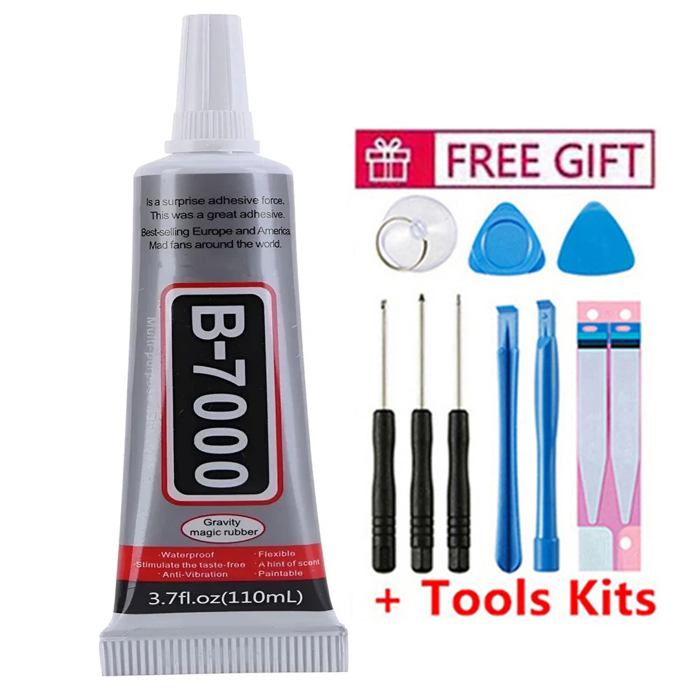 Fast shipping Contact Phone Repair Adhesive Frame Battery Cover Glass Repair Plastic DIY Glue +Free Phone Repair Tool Kit