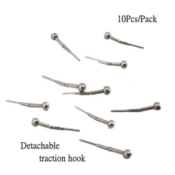 Dental Traction Hook Fixed Teeth Orthodontic Self-Ligating Bracket Hooks Crimpable Hook Braces Dentist Lab Tool 10Pcs/Bag