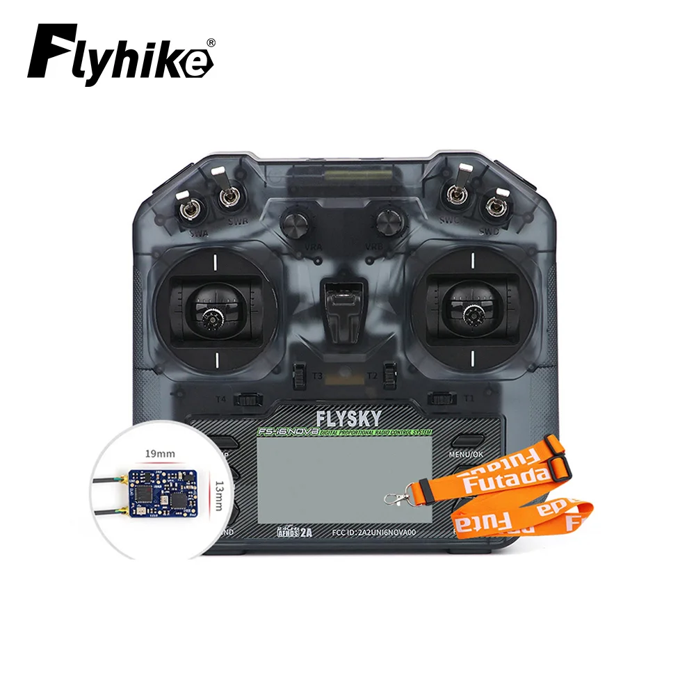Flysky FS-I6 Nova Remote Control 2.4Ghz 10CH AFHDS 2A Radio Transmitter With X8M Receiver For FPV Drone Multirotor Parts