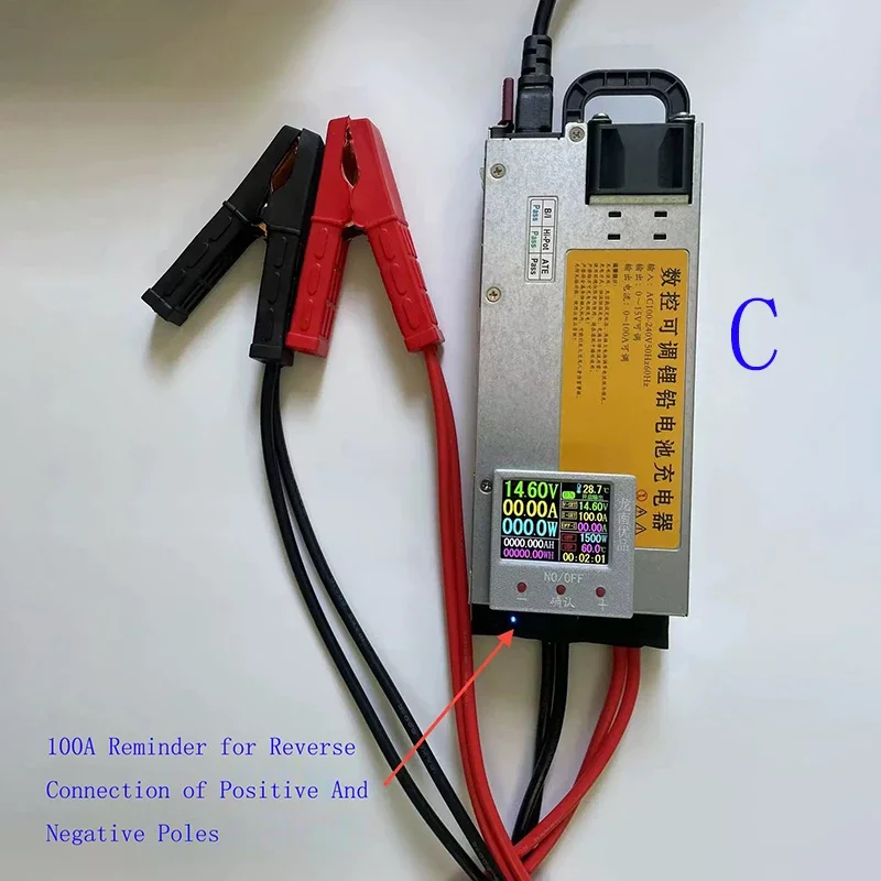 3-15V 3-60A 3-100A 14.6V 60A 100A Polymer Lithium Ion Lead Battery With Pilot Lamp Power Supply