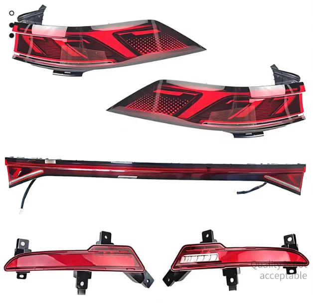 Auto Replacement LED Rear Tail Lamp For BYD Qin Plus, OE Codes HA2HE-4133010 HA2HE-4107300 HA2HE-4116100, Plug-And-Play