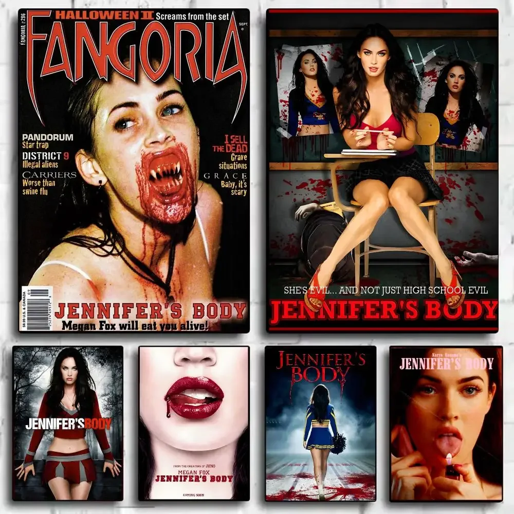 Classic Films J-Jennifer Body Poster Decorative Wall Sticker Mural Print Artwork for Living Room Bedroom Hallway Home Decor Gift